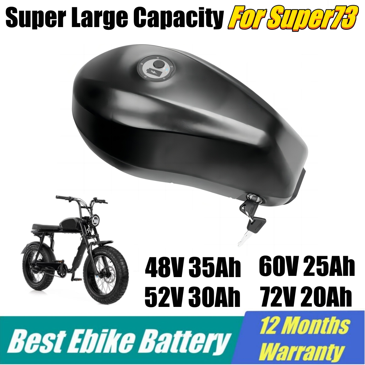 60V 30Ah 21700 Battery Pack - 슈퍼73 전기자전거 배터리 교체 21700 배터리