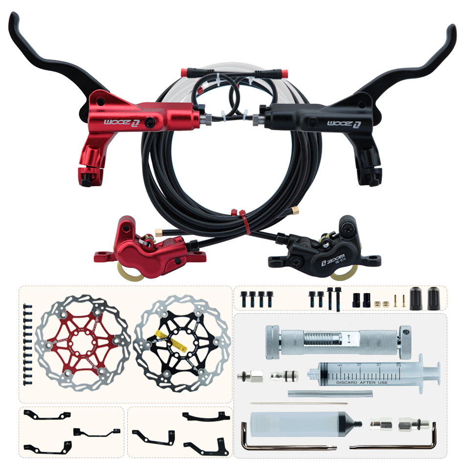 ZOOM HB-876E 4 피스톤 디스크 유압 브레이크 - Zoom Hydraulic Brake 4 Piston E-Scooter 리뷰 및 가격