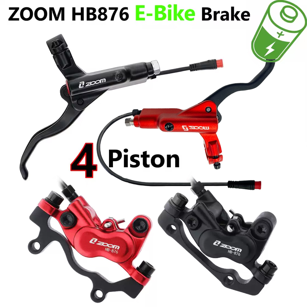 ZOOM HB-876E 전기 자전거 4피스톤 유압 디스 - Zoom Hydraulic Brake 4 Piston E-Scooter 리뷰 및 가격